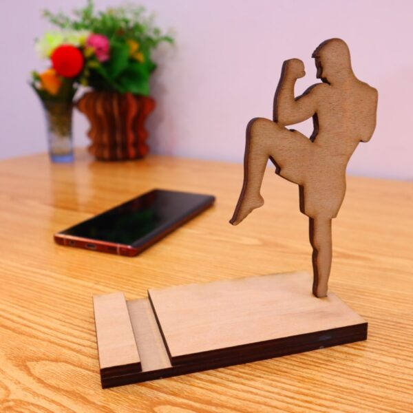 Karate Cell Phone Stand Plywood Laser Cut File – Digital Download